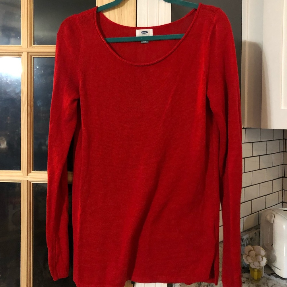 Woven sweater